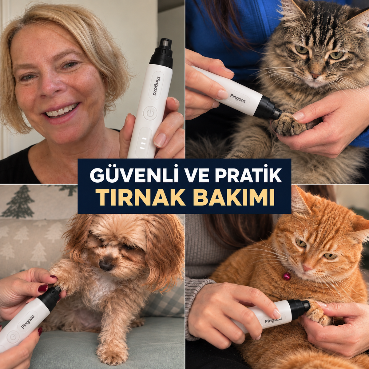 Pingoza™ Evcil Hayvan Tırnak Törpü Aleti